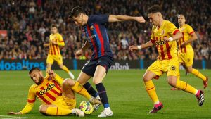 جدول ترتيب الدوري الإسباني بعد تعادل برشلونة مع جيرونا