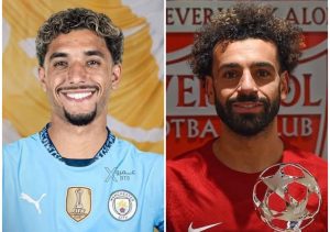 محمد صلاح - عمر مرموش - ليفربول - مانشستر سيتي - الدوري الإنجليزي