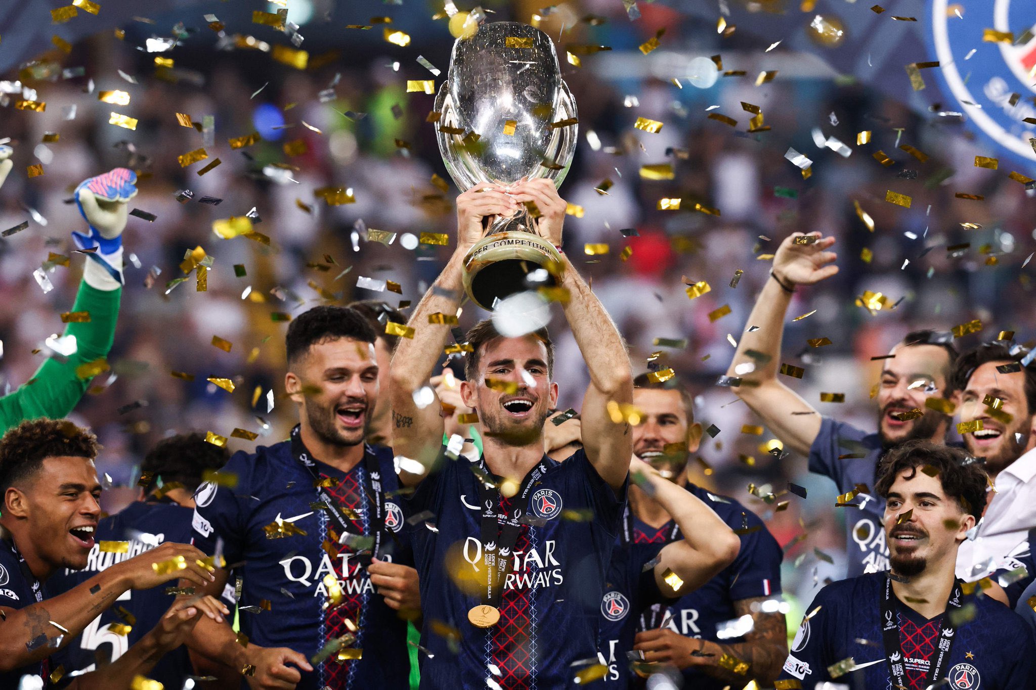 باريس سان جيرمان بطلًا لكأس السوبر الأوروبي
