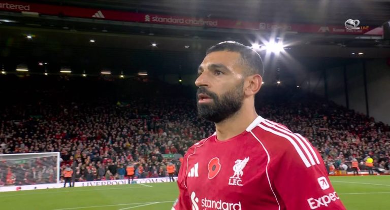 تقييم رائع لـ محمد صلاح بعد هدفه مع ليفربول أمام أستون فيلا