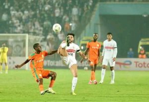 مدة غياب دونجا عن الزمالك بعد إصابته أمام زيسكو في الكونفدرالية