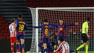 ترتيب الدوري الإسباني والهدافين بعد فوز برشلونة على أتليتكو مدريد