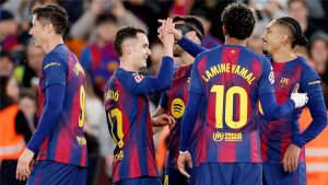 غيابات برشلونة أمام إلتشي في الدوري الإسباني