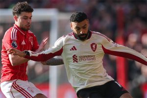 أرقام محمد صلاح في مباراة ليفربول ونوتينجهام فورست بالدوري الإنجليزي