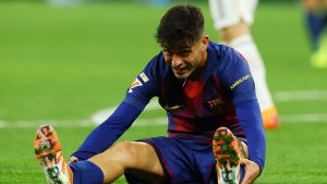 موقف بيدري من مباراة برشلونة وليفانتي في الدوري الإسباني
